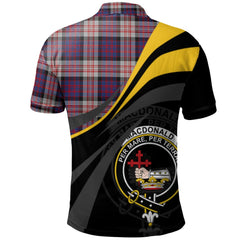 MacDonald Pattern of Plaids Tartan Polo Shirt - Royal Coat Of Arms Style