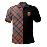 MacDuff Ancient Tartan Polo Shirt Half of Me - Cross Style