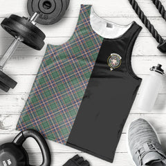MacFarlane Hunting Ancient Tartan Crest Men's Tank Top - Cross Style