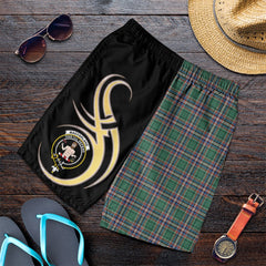 MacFarlane Hunting Ancient Tartan Crest Men's Short PM8