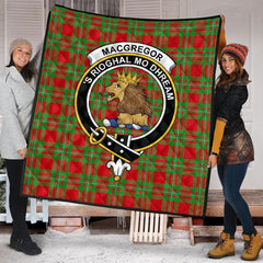 MacGregor Modern Tartan Crest Quilt