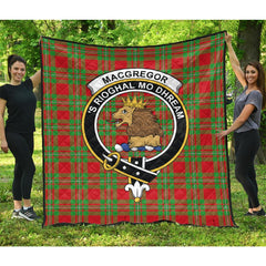 MacGregor Modern Tartan Crest Quilt
