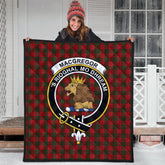 MacGregor of Glenstrae Tartan Crest Quilt