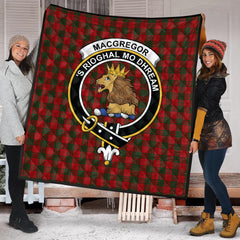 MacGregor of Glenstrae Tartan Crest Quilt