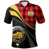 MacIver Modern Tartan Polo Shirt - Royal Coat Of Arms Style