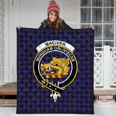 MacIver of Strome Tartan Crest Quilt