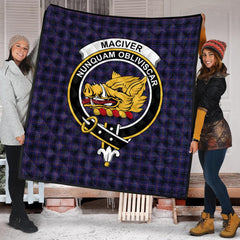 MacIver of Strome Tartan Crest Quilt