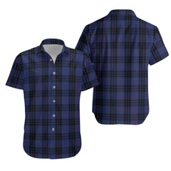 MacKay Blue 02 Tartan Hawaiian Shirt