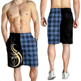 MacKay Blue Tartan Crest Men's Short PM8