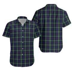 MacKenzie Hunting Green Tartan Hawaiian Shirt