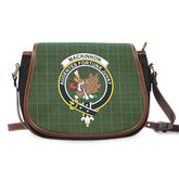 MacKinnon Hunting Tartan Crest Saddle Handbags