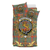 MacKintosh Ancient Tartan Crest Bedding Set - Golden Thistle Style