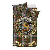 MacKintosh Dress Scott Adie Tartan Crest Bedding Set - Golden Thistle Style