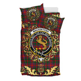 MacKintosh Geddes Tartan Crest Bedding Set - Golden Thistle Style