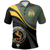 MacKintosh Hunting Ancient Tartan Polo Shirt - Royal Coat Of Arms Style