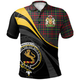 MacKintosh Hunting Modern Tartan Polo Shirt - Royal Coat Of Arms Style