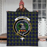 MacLaren Modern Tartan Crest Quilt