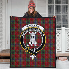 MacLean of Duart Tartan Crest Quilt