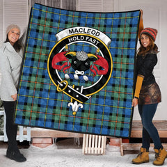 MacLeod of Harris Ancient Tartan Crest Quilt