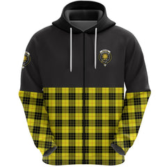 MacLeod of Lewis Modern Clan Half Of Tartan Zipper Hoodie