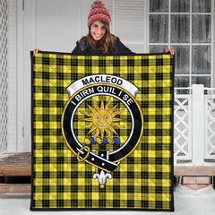 MacLeod of Lewis Modern Tartan Crest Quilt