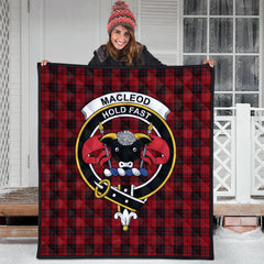 MacLeod of Raasay Highland Tartan Crest Quilt