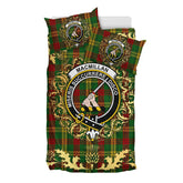 MacMillan 02 Tartan Crest Bedding Set - Golden Thistle Style