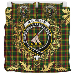 MacMillan Ancient Tartan Crest Bedding Set - Golden Thistle Style