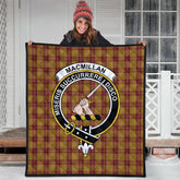 MacMillan Dress Tartan Crest Quilt