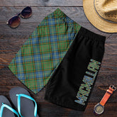 MacMillan Hunting Ancient Tartan Crest Men's Short - Cross Style