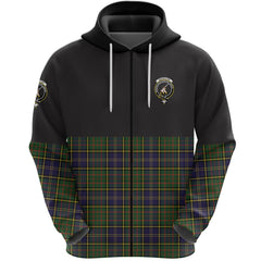 MacMillan Hunting Modern Clan Half Of Tartan Zipper Hoodie