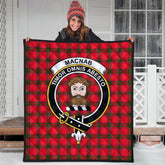 MacNab Modern Tartan Crest Quilt