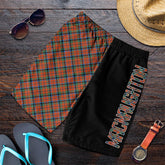 MacNaughton Ancient Tartan Crest Men's Short - Cross Style