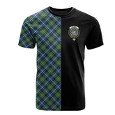 MacNeil of Barra Ancient Tartan T-Shirt Half of Me - Cross Style