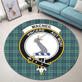 MacNeil of Colonsay Ancient Tartan Crest Round Rug