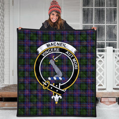 MacNeil of Colonsay Highland Tartan Crest Quilt