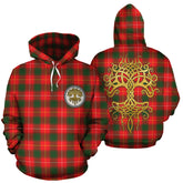 MacPhee Modern Tartan Hoodie - Tree Of Life