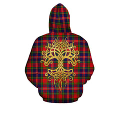 MacPherson Modern Tartan Hoodie - Tree Of Life