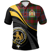 MacPherson 06 Tartan Polo Shirt - Royal Coat Of Arms Style