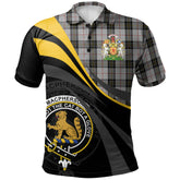 MacPherson 10 Tartan Polo Shirt - Royal Coat Of Arms Style