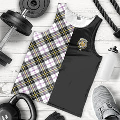 MacPherson Dress Modern Tartan Crest Men's Tank Top - Cross Style
