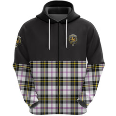 MacPherson Dress Modern Clan Half Of Tartan Zipper Hoodie
