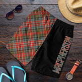 MacPherson Weathered Tartan Crest Men's Short - Cross Style