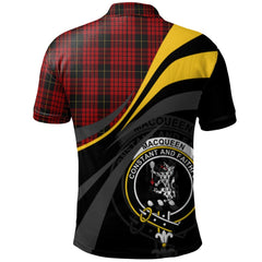 MacQueen Tartan Polo Shirt - Royal Coat Of Arms Style