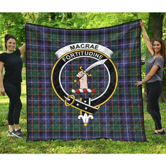 MacRae Hunting Modern Tartan Quilt