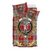 MacRae of Conchra 02 Tartan Crest Bedding Set - Golden Thistle Style