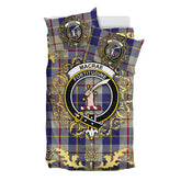 MacRae of Conchra 03 Tartan Crest Bedding Set - Golden Thistle Style