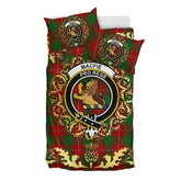 Macfie - MacPhie Tartan Crest Bedding Set - Golden Thistle Style