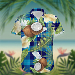 McKerrell Tartan Hawaiian Shirt Hibiscus, Coconut, Parrot, Pineapple - Tropical Garden Shirt