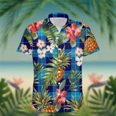 McKerrell Tartan Hawaiian Shirt Hibiscus, Coconut, Parrot, Pineapple - Tropical Garden Shirt